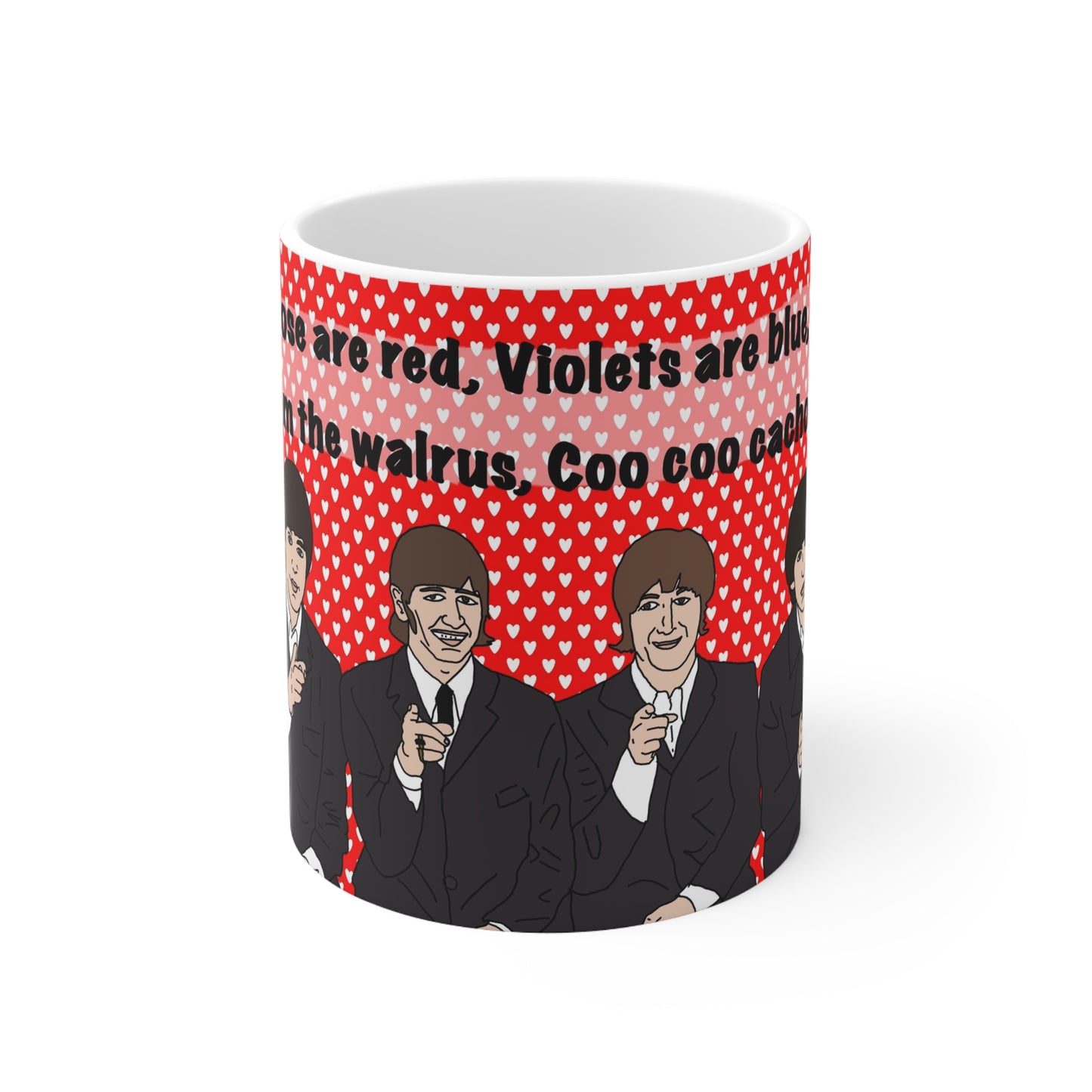Beatles "I Am the Walrus" Valentine Mug