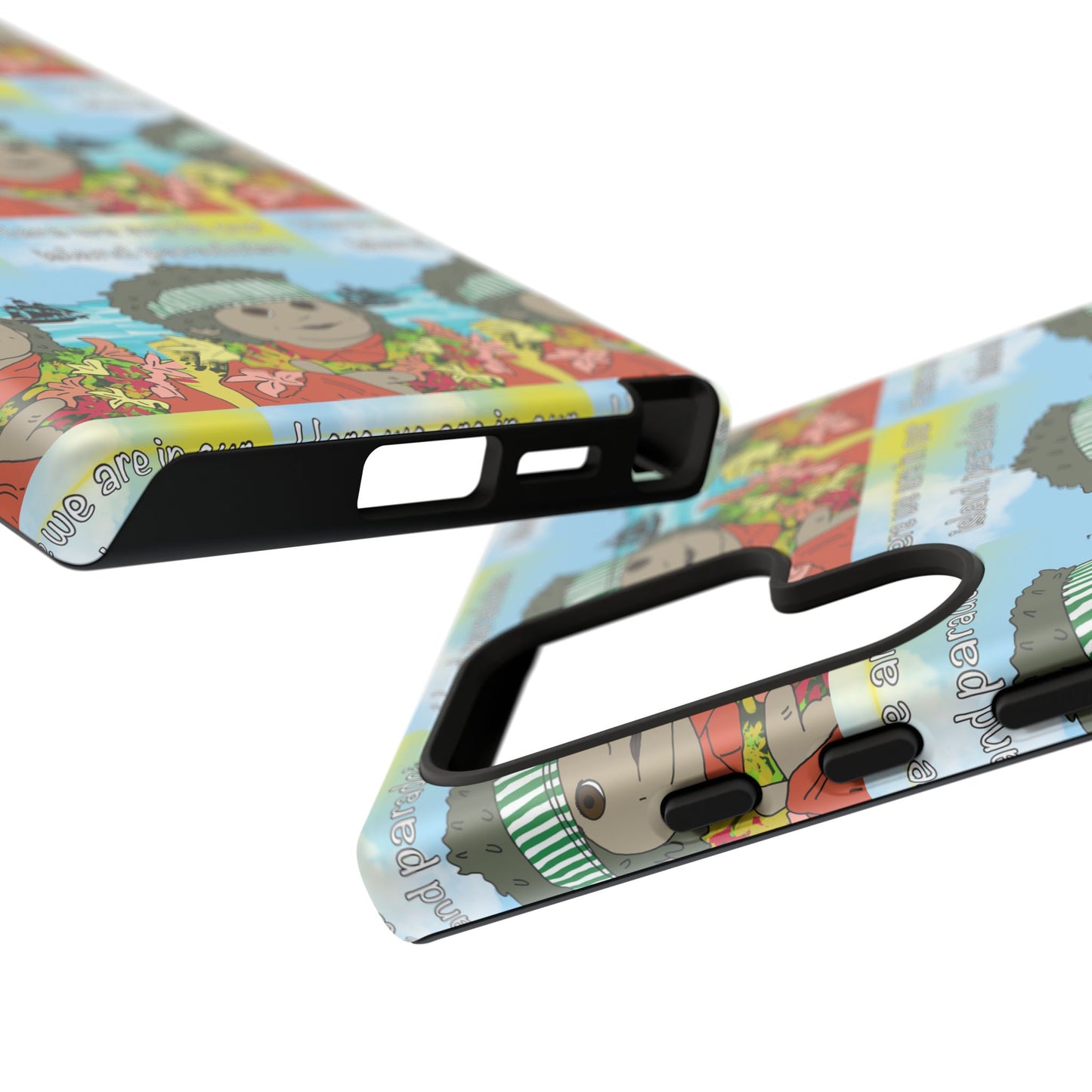Phone Case Paradoise "here we are in our island paradise"