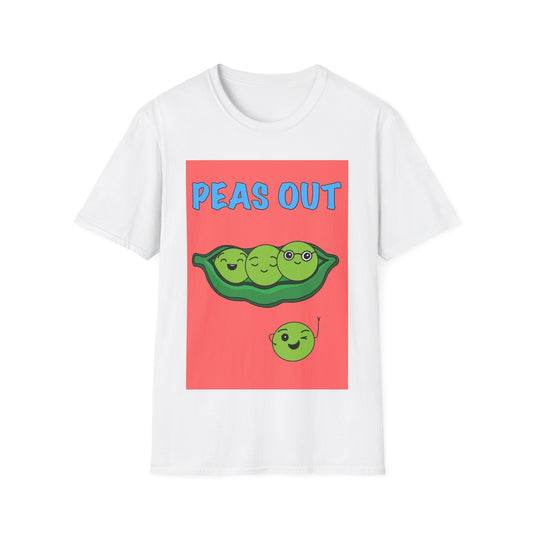 Peas Out T-Shirt — Cute Pea Pod Graphic Tee