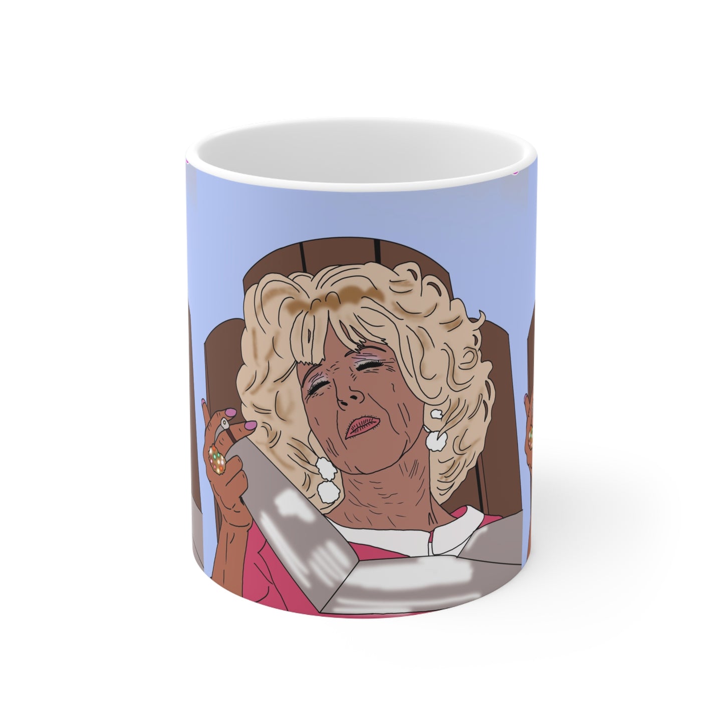 Magda There’s Something About Mary Ceramic Mug — Illustration Coffee Cup