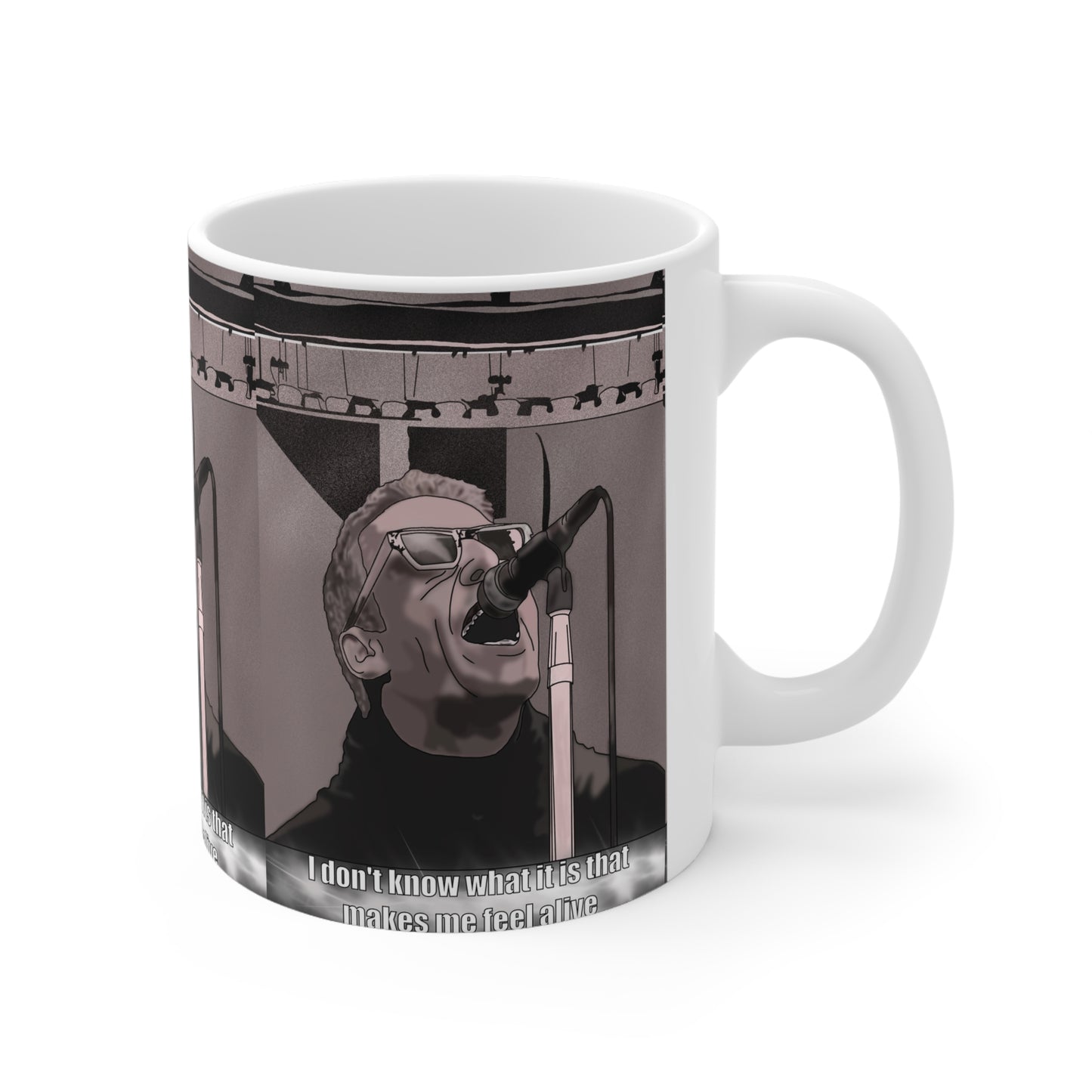Liam Gallagher Oasis Reunion Need Each other Mug with Lyrics — Vintage Concert Ceramic Coffee Cup