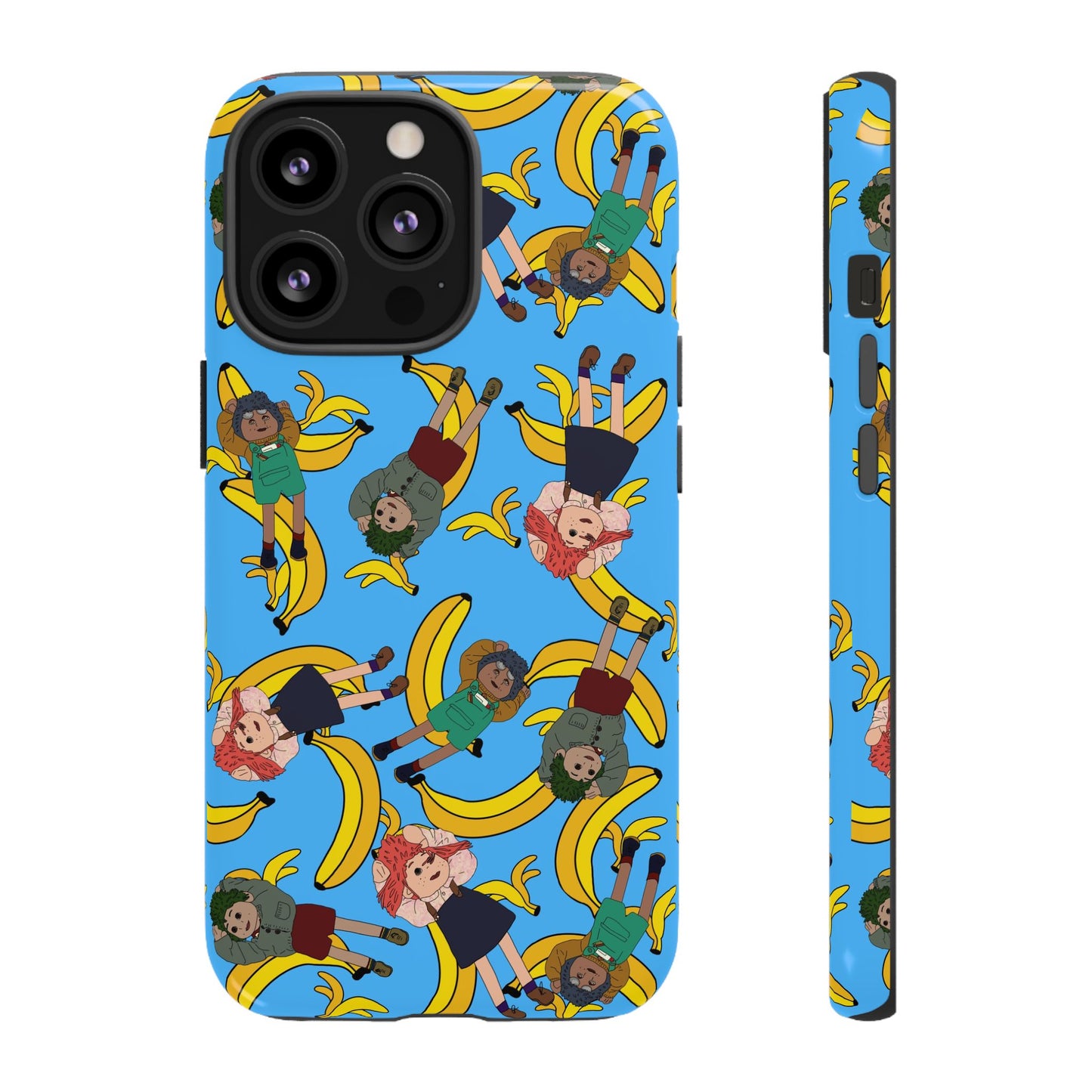 Banana Tots Pattern Phone Case — Cute Cartoon Phone Cover