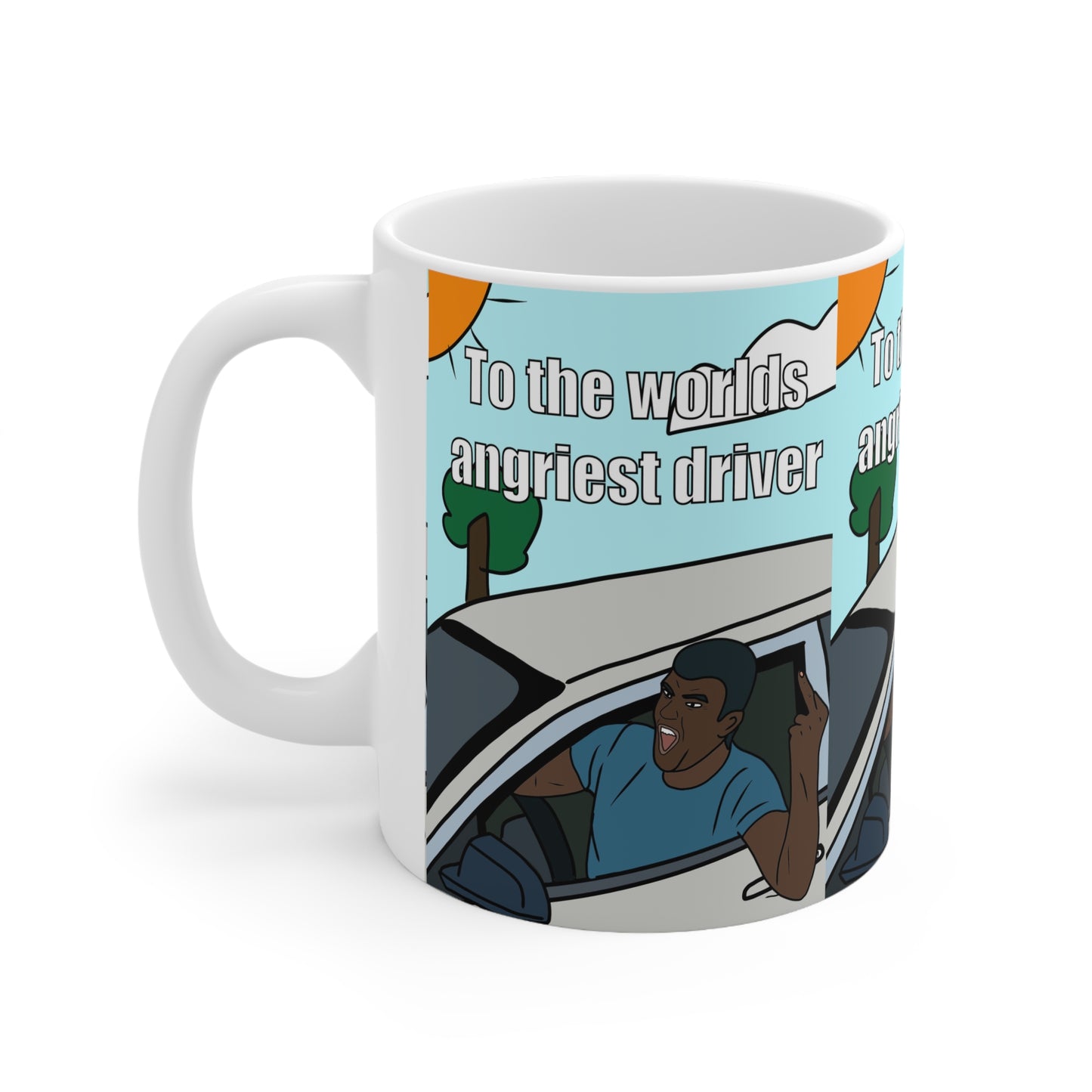 Angry Driver | Funny Mug | More Jam