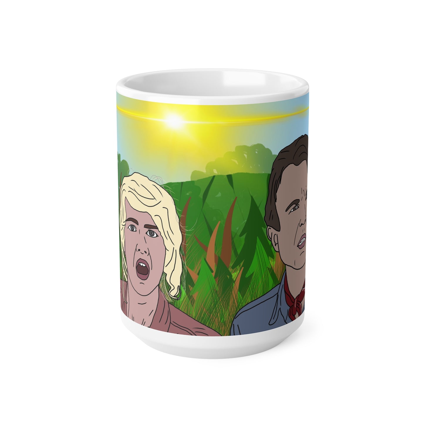 Jurassic Park Movie Duo Coffee Mug – Retro