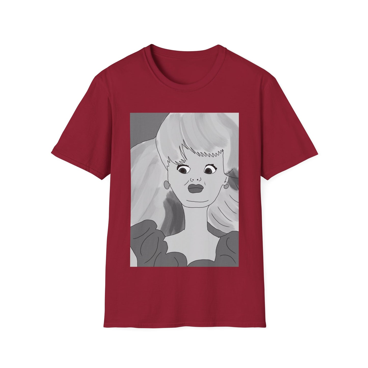 EWWW T-Shirt — Retro Pop Art Doll Portrait Graphic Tee