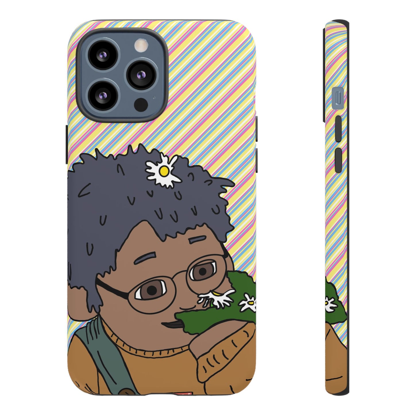 Cute Flowers Tom Phone Case —