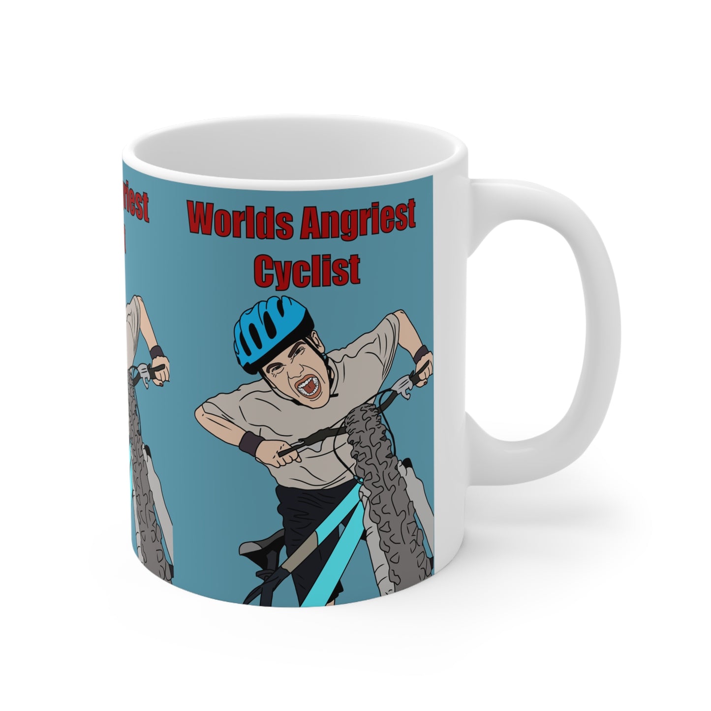 Angry Cyclist | Funny Mug | More Jam