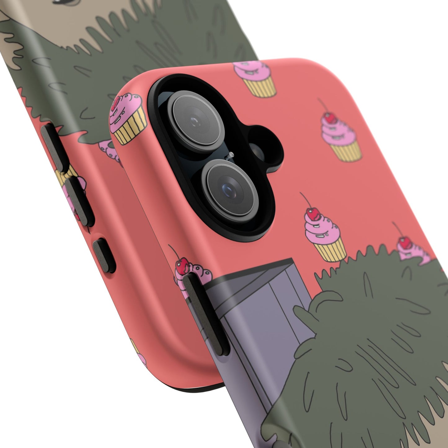 Cute Cupcake Tiny Phone Case — Whimsical Retro Character Protective Cover