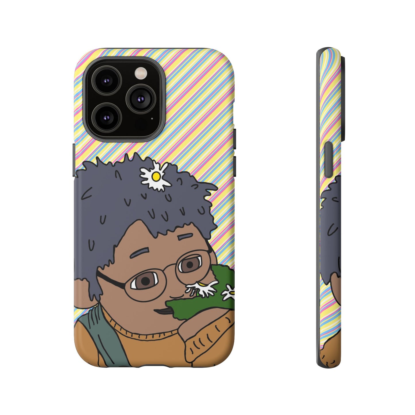 Cute Flowers Tom Phone Case —