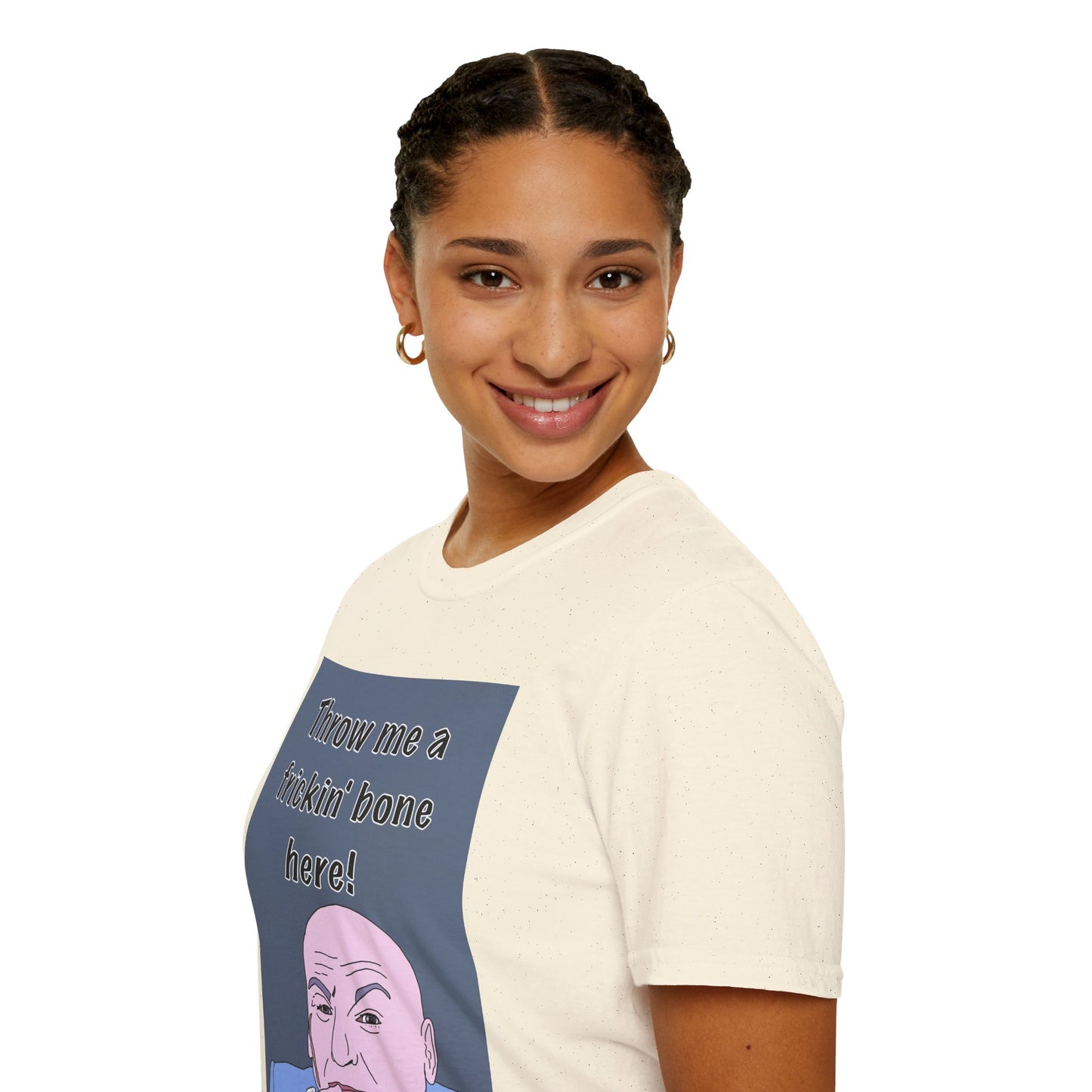 Dr Evil Austin Powers Throw Me a Frickin' Bone T-Shirt — Funny Meme Graphic Tee