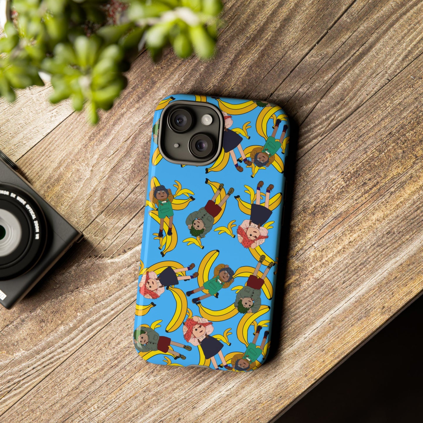 Banana Tots Pattern Phone Case — Cute Cartoon Phone Cover