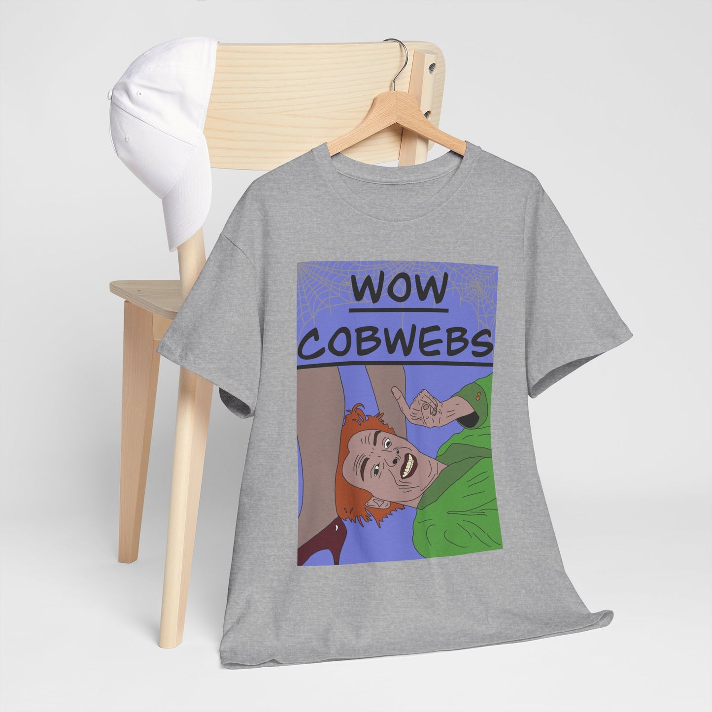 Drop Dead Fred T-Shirt — Funny "Wow Cobwebs" Retro Cartoon Tee