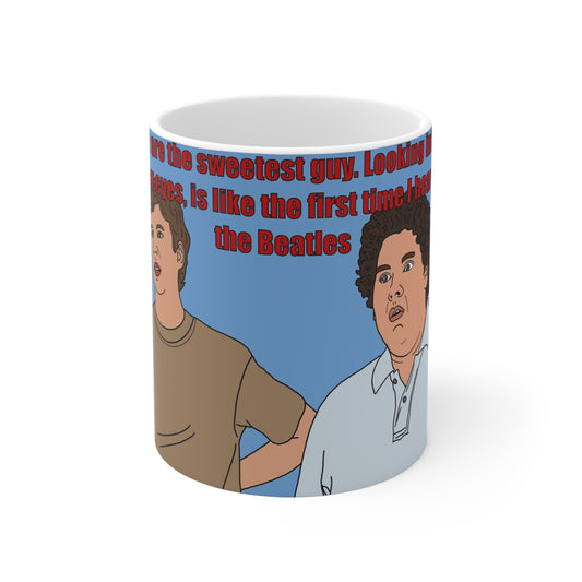 Superbad Sweetest Guy Funny Ceramic Coffee Cup