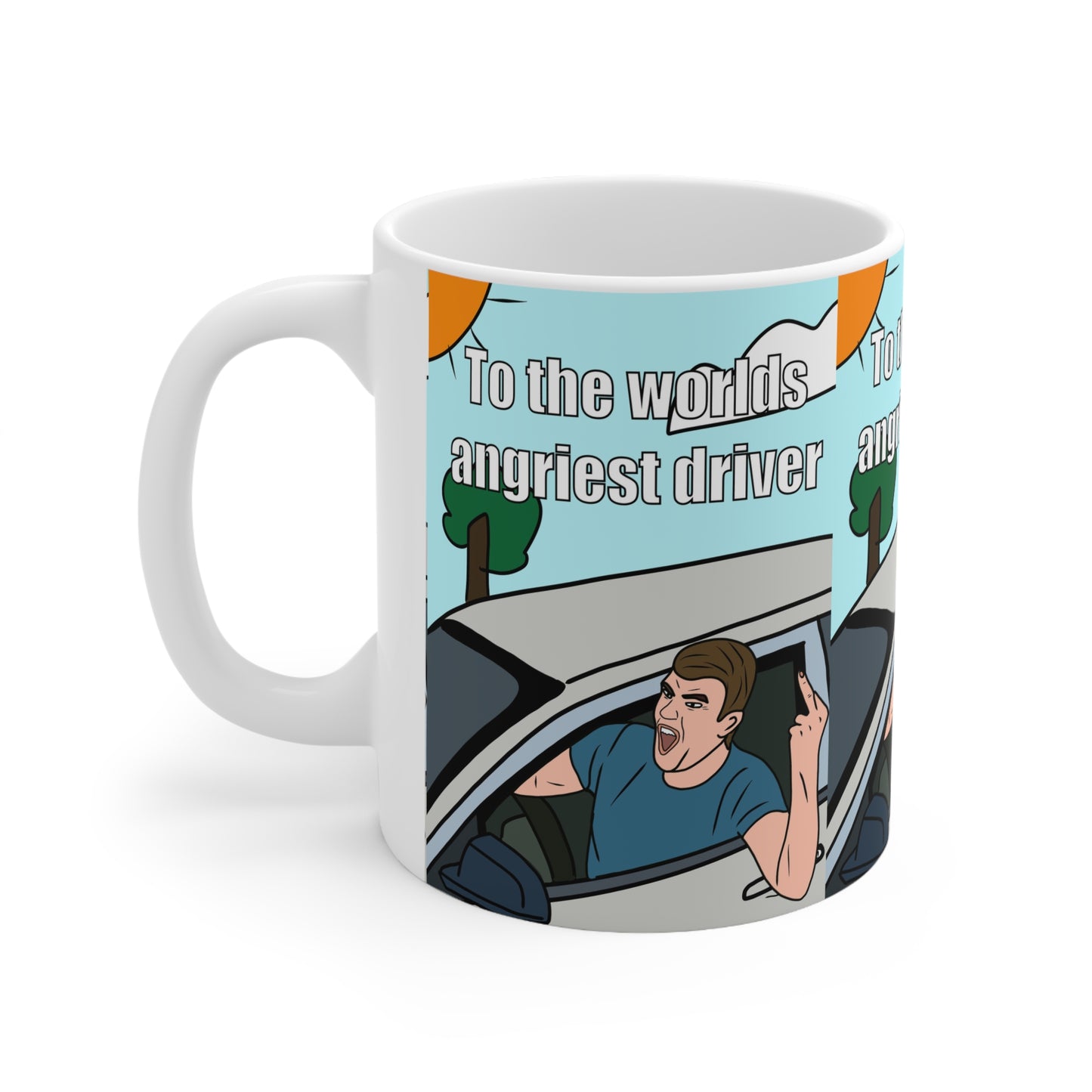 Angry Driver | Funny Mug | More Jam