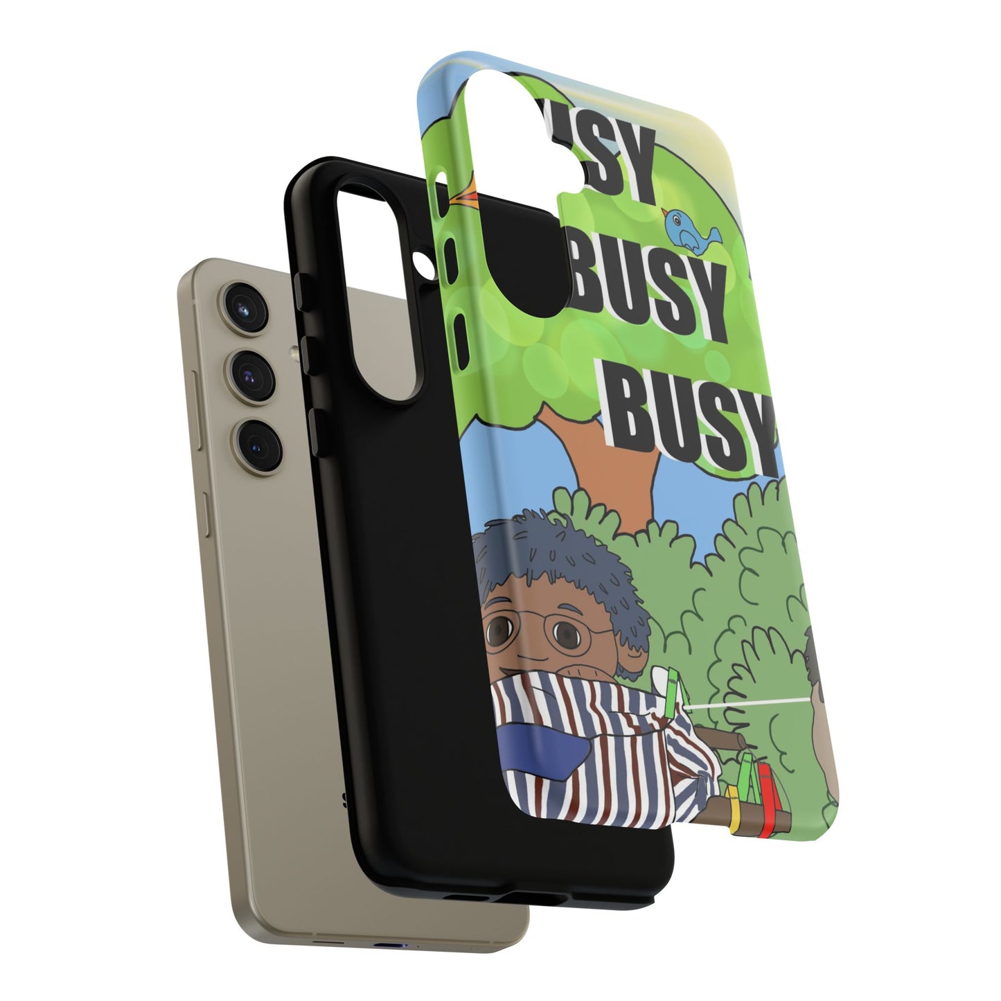 Phone Case — "Busy Busy Busy"
