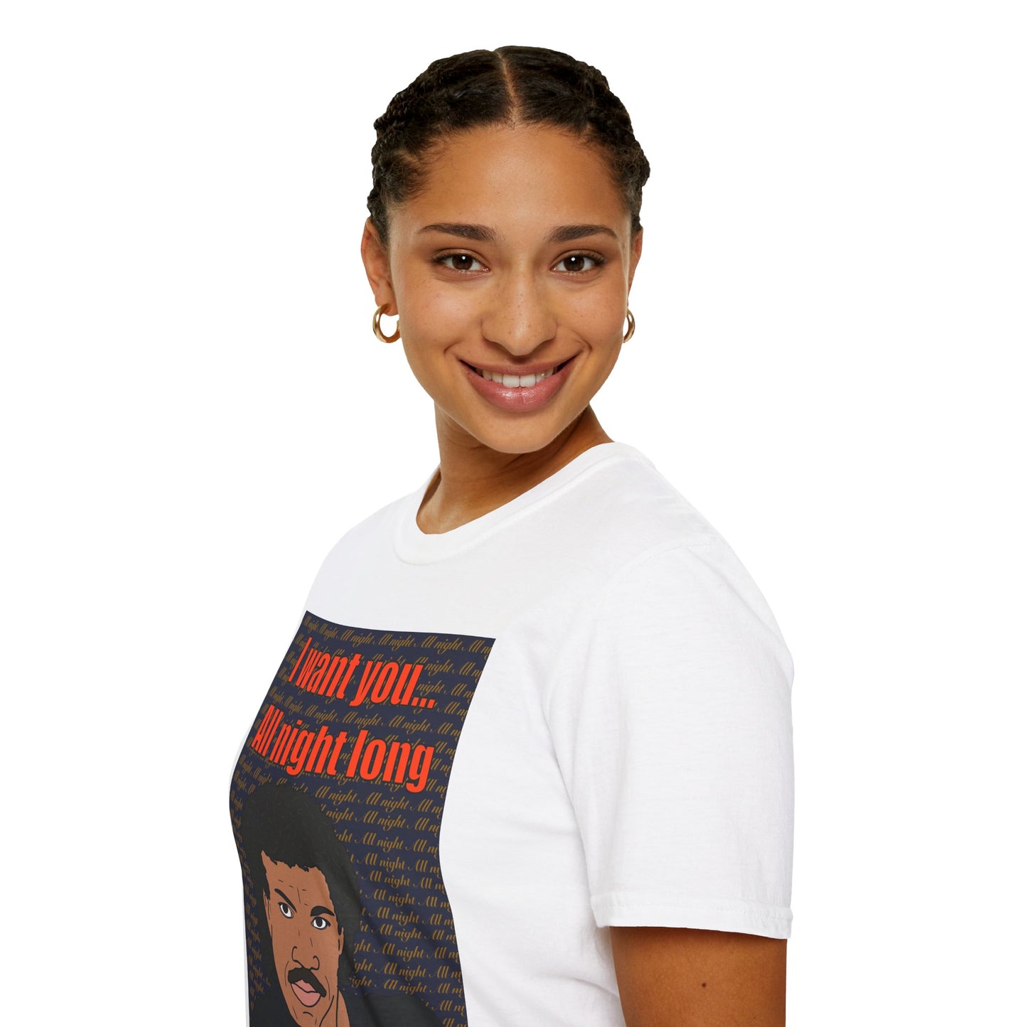 All Night Long T-Shirt — Retro Lionel Richie Graphic Tee