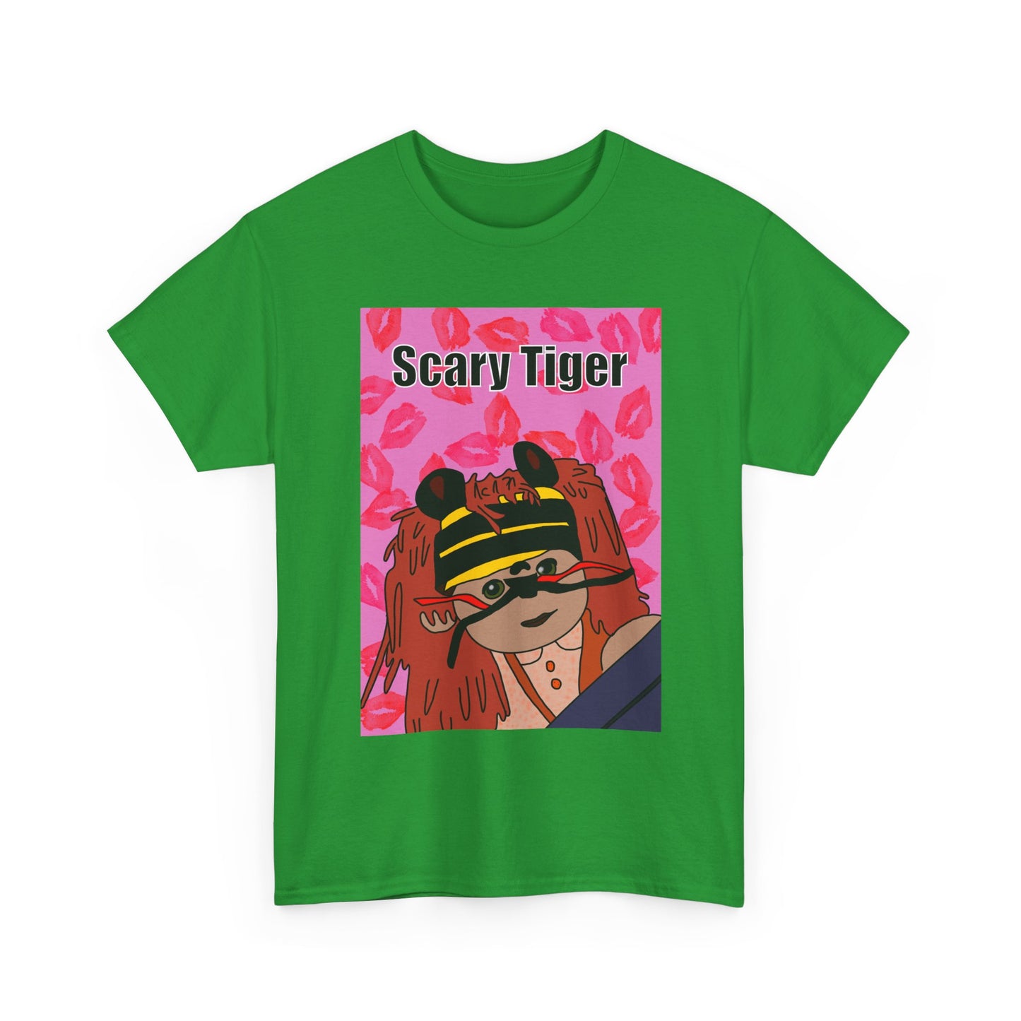 Limited Edition Valentines Day Scary Tiger Graphic Tee