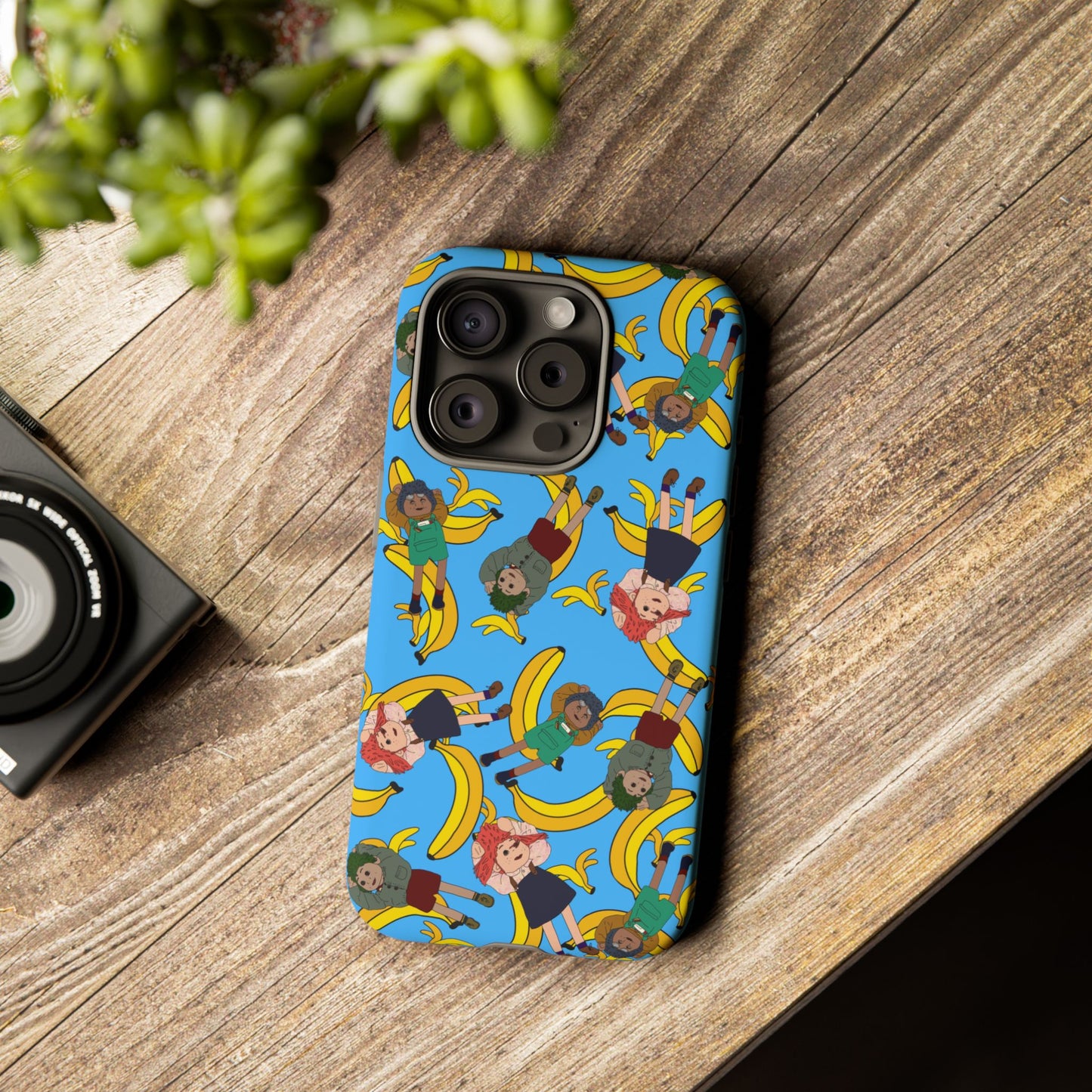 Banana Tots Pattern Phone Case — Cute Cartoon Phone Cover