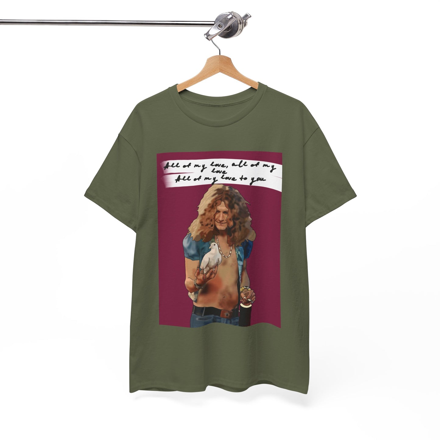 Robert Plant Led Zeppelin lyrics t shirt