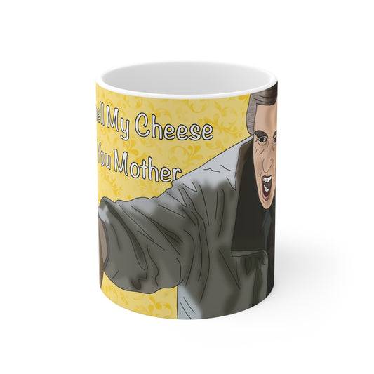 Alan Partridge Smell My Cheese ceramic Coffee Cups