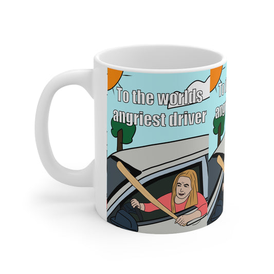 Angry Driver | Funny Mug | More Jam