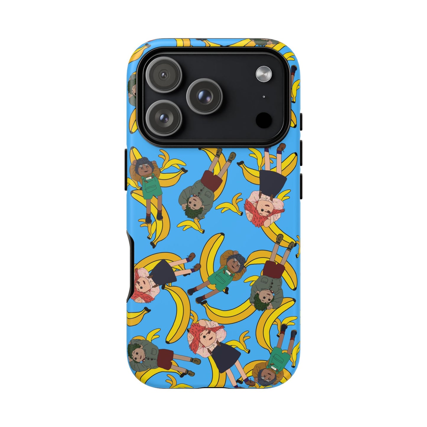 Banana Tots Pattern Phone Case — Cute Cartoon Phone Cover
