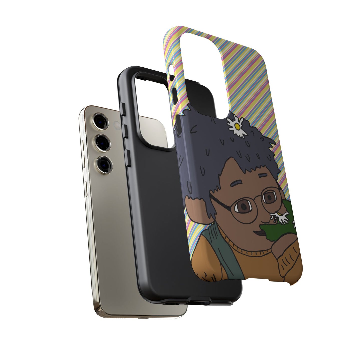 Cute Flowers Tom Phone Case —