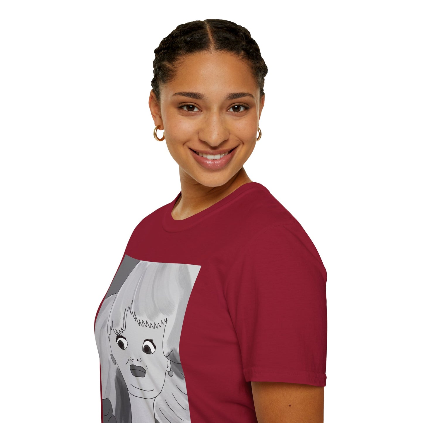 EWWW T-Shirt — Retro Pop Art Doll Portrait Graphic Tee