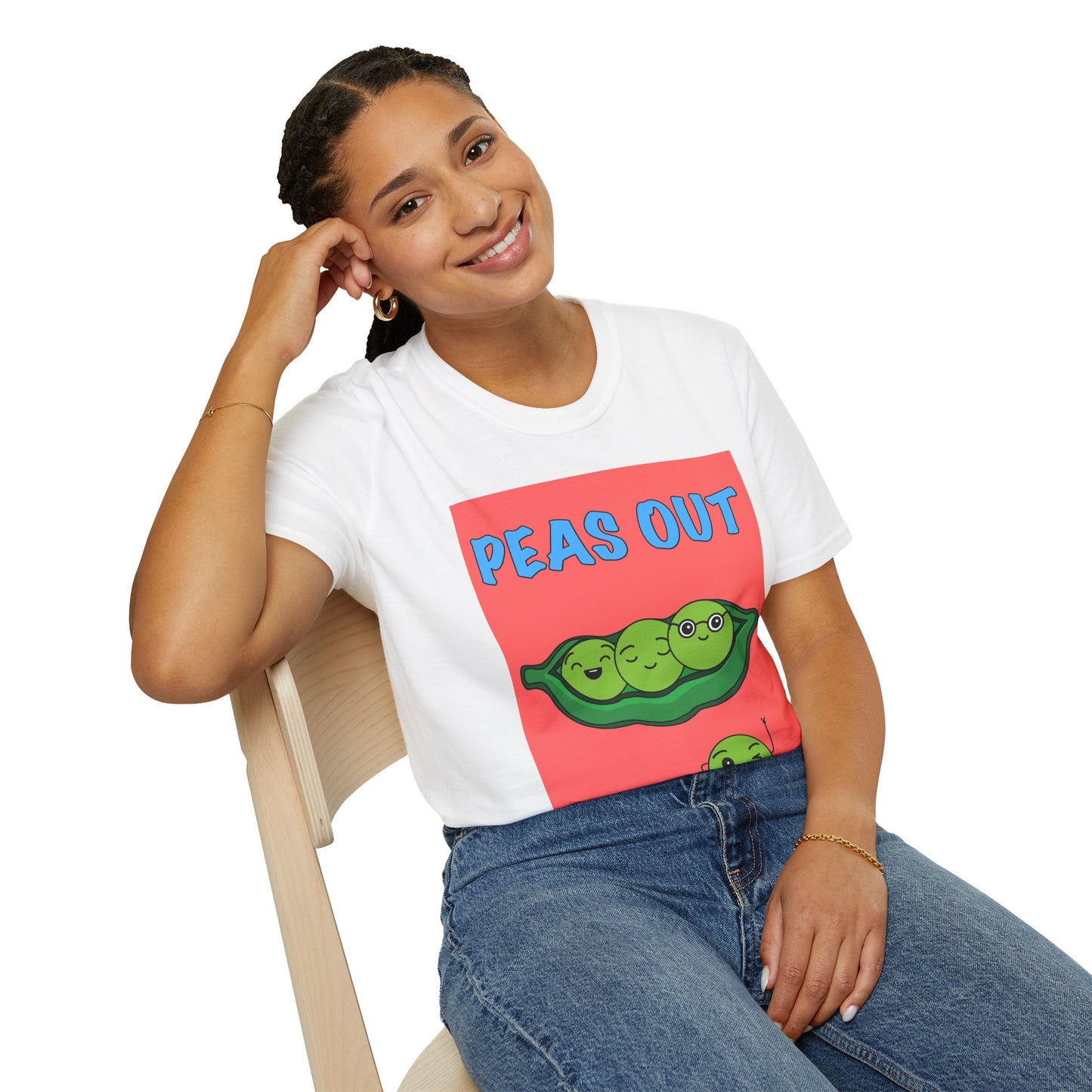 Peas Out T-Shirt — Cute Pea Pod Graphic Tee