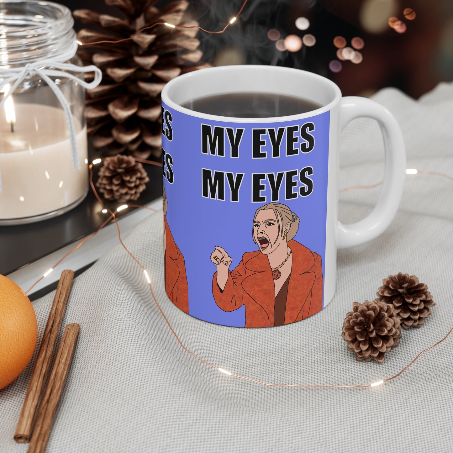 Phoebe Friends My Eyes Ceramic Coffee Cups