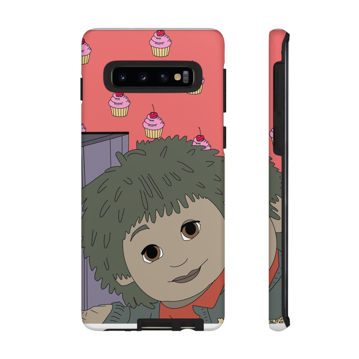 Cute Cupcake Tiny Phone Case — Whimsical Retro Character Protective Cover