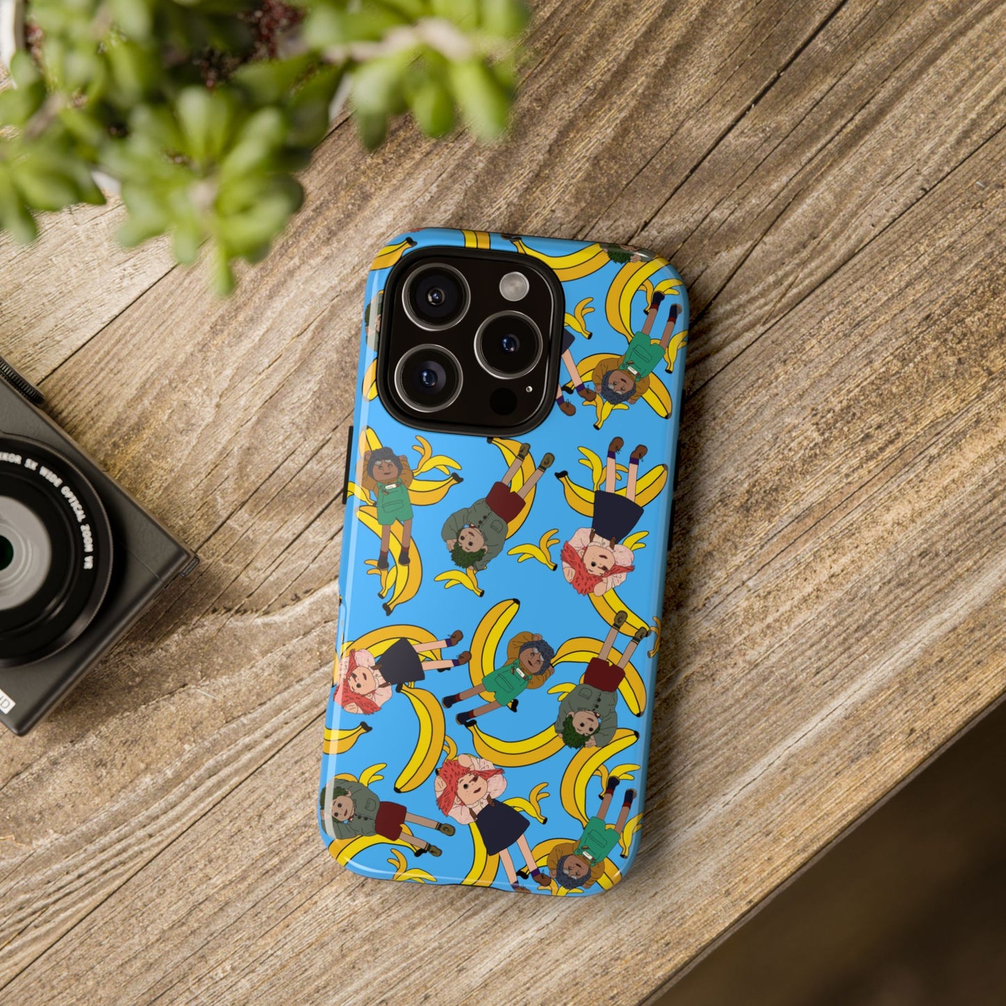 Banana Tots Pattern Phone Case — Cute Cartoon Phone Cover