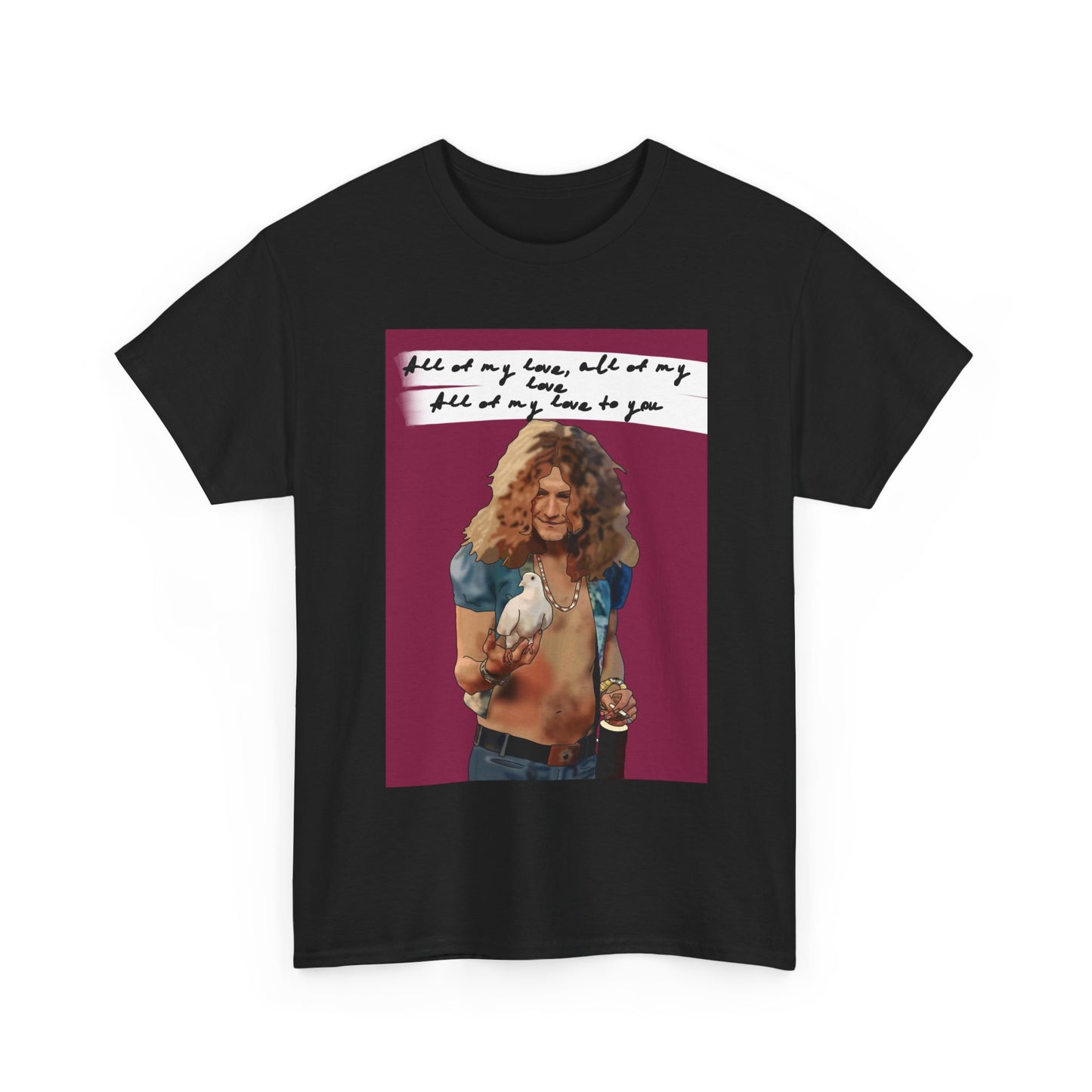 Robert Plant Led Zeppelin lyrics t shirt