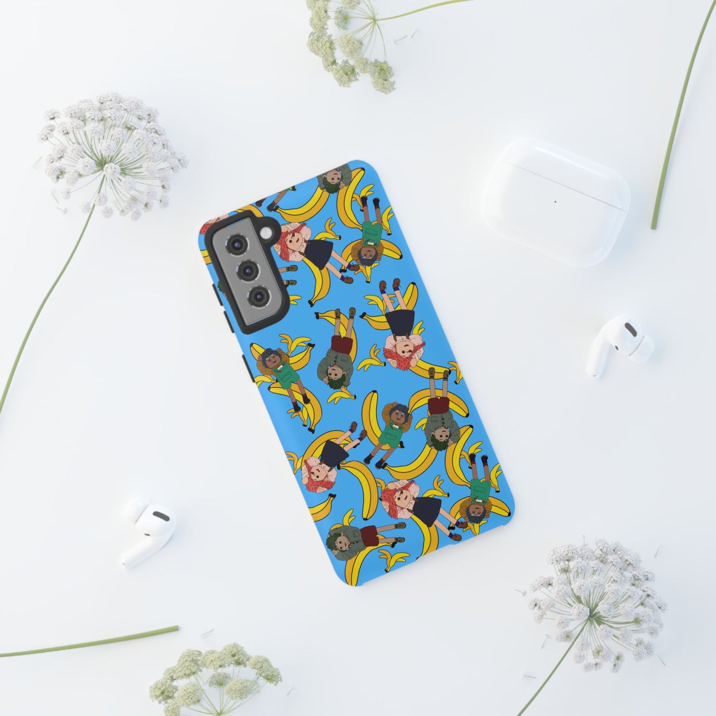 Banana Tots Pattern Phone Case — Cute Cartoon Phone Cover
