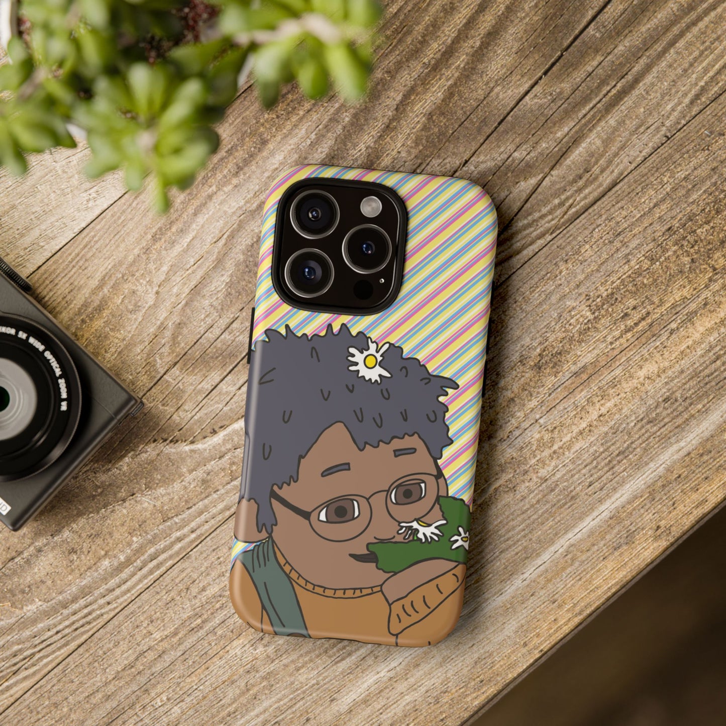 Cute Flowers Tom Phone Case —