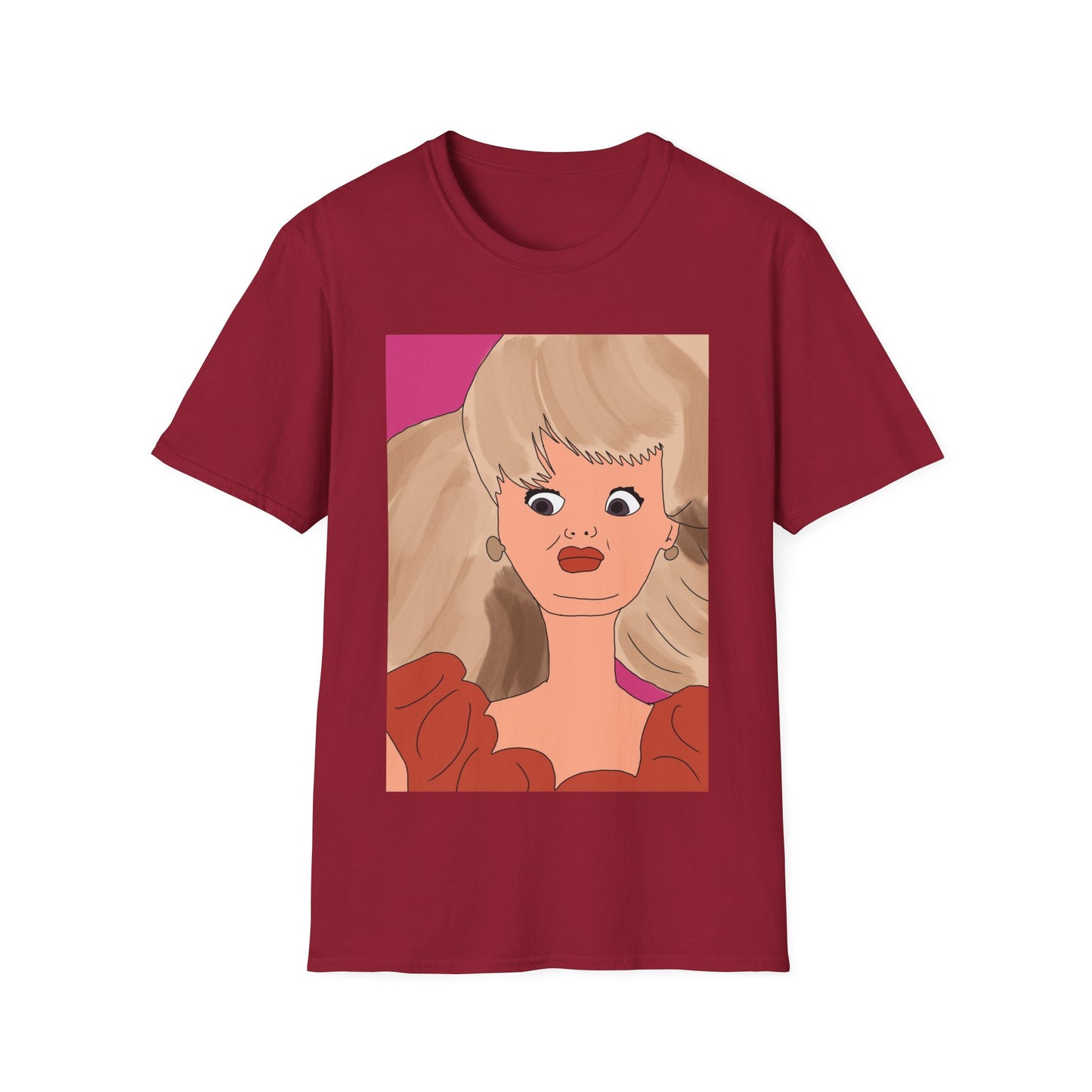 Ewww Retro Pop Art Doll Portrait T-Shirt