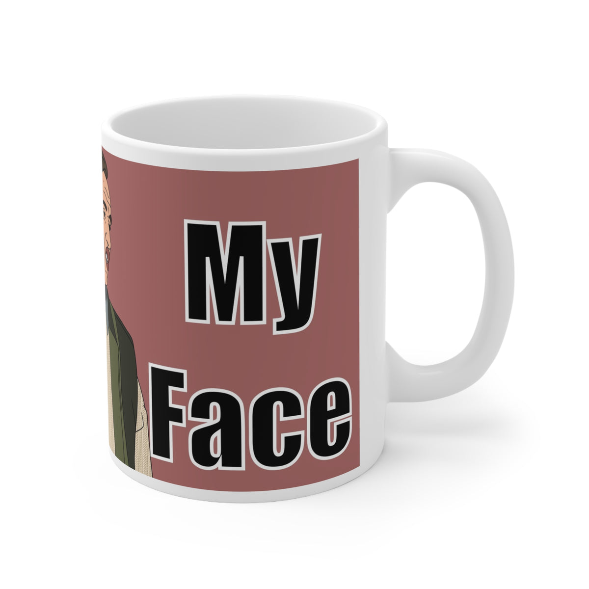 Alan Partridge Kiss My Face Mug