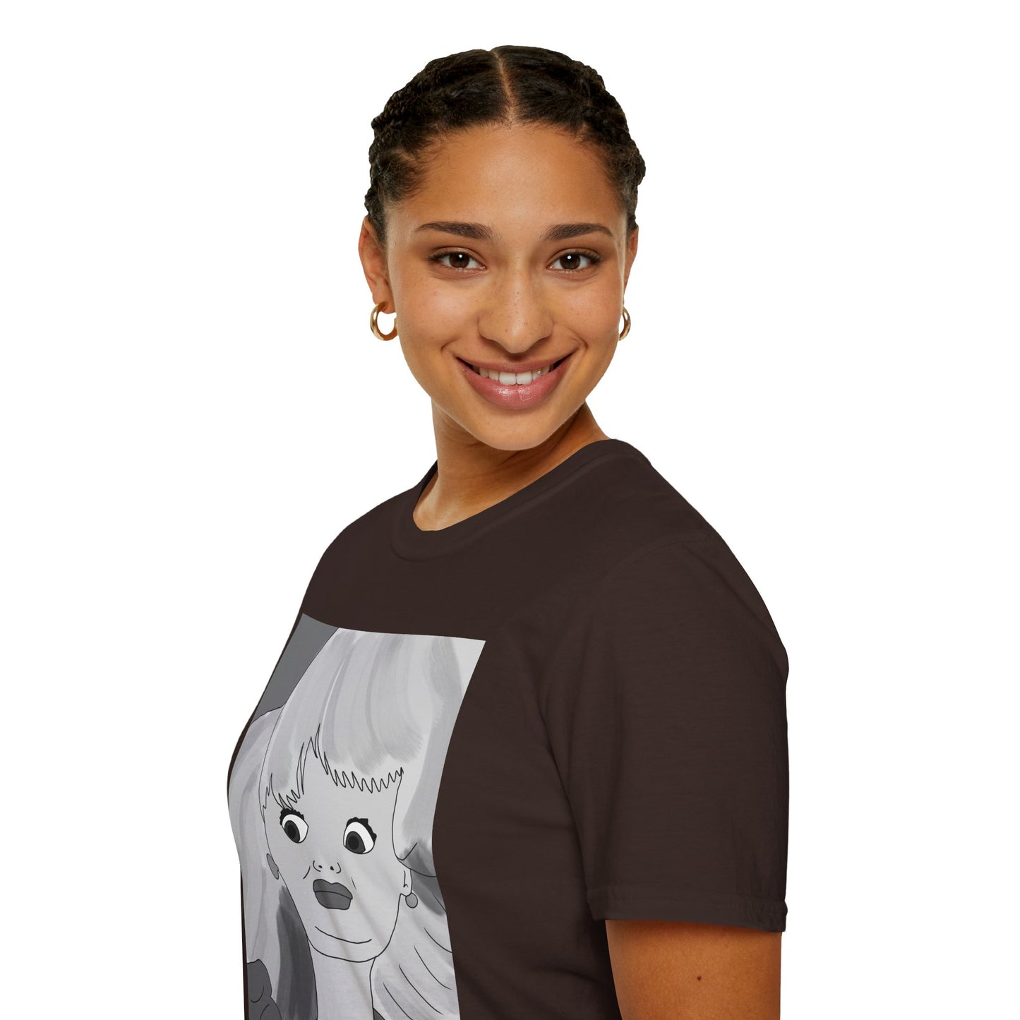 EWWW T-Shirt — Retro Pop Art Doll Portrait Graphic Tee