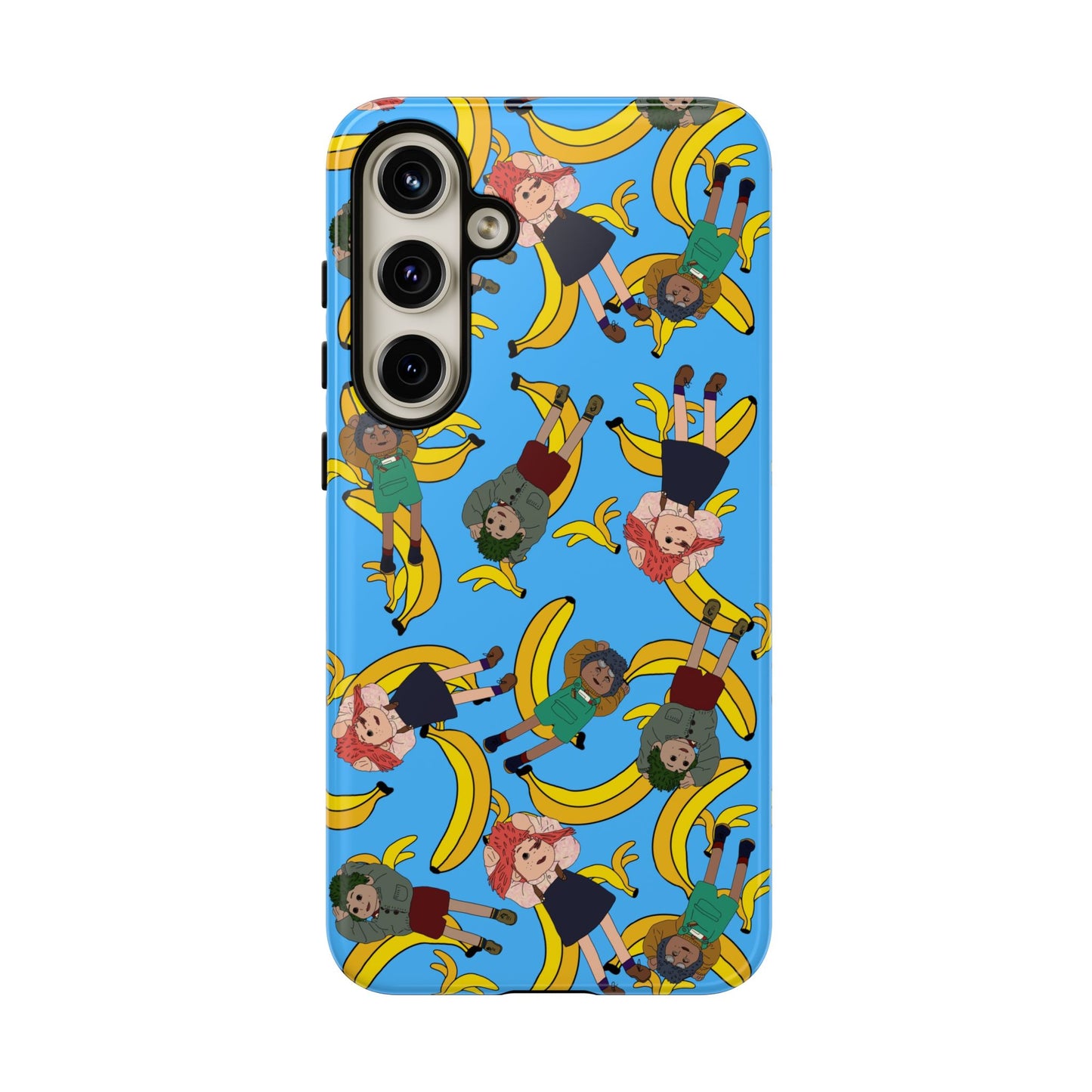 Banana Tots Pattern Phone Case — Cute Cartoon Phone Cover