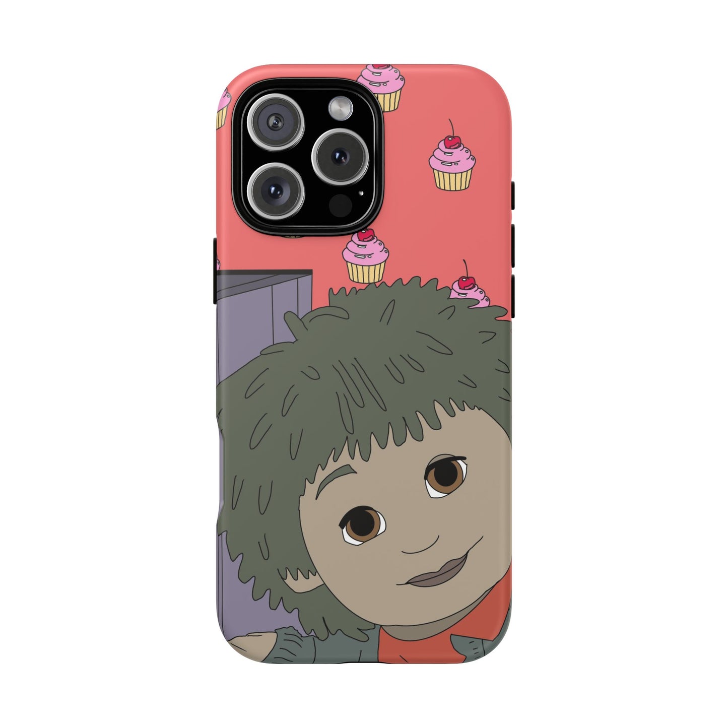 Cute Cupcake Tiny Phone Case — Whimsical Retro Character Protective Cover