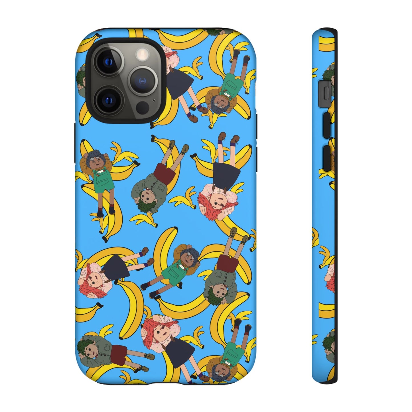 Banana Tots Pattern Phone Case — Cute Cartoon Phone Cover