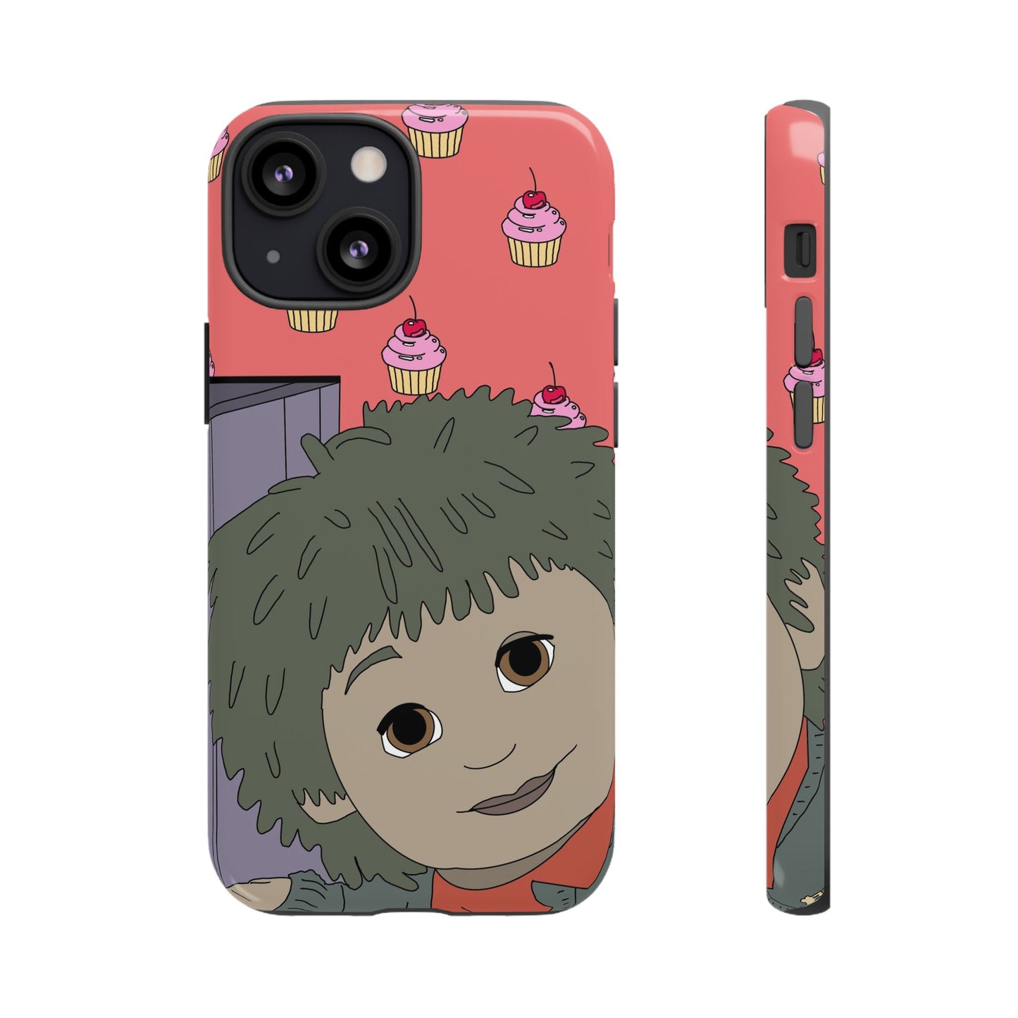Cute Cupcake Tiny Phone Case — Whimsical Retro Character Protective Cover