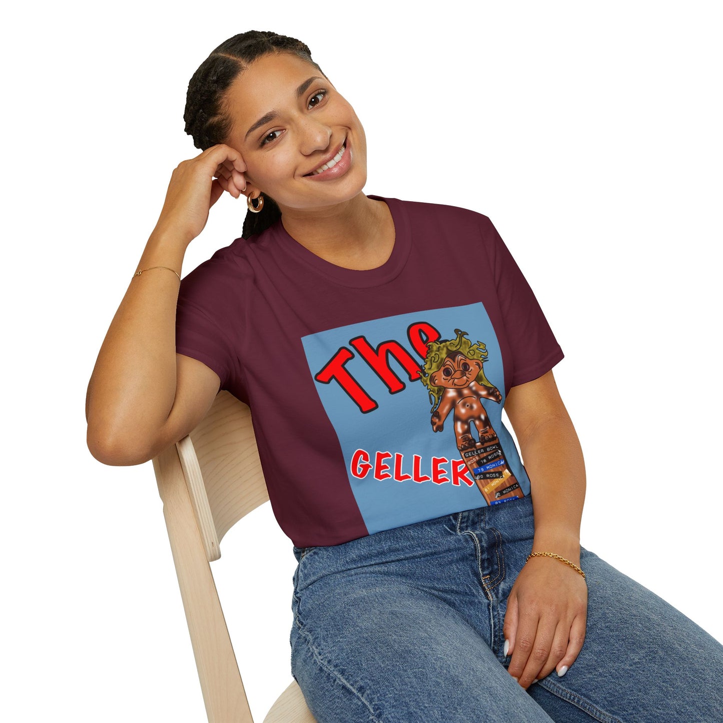 Friends TV Show Geller Cup T-Shirt — Retro Trophy Graphic Tee