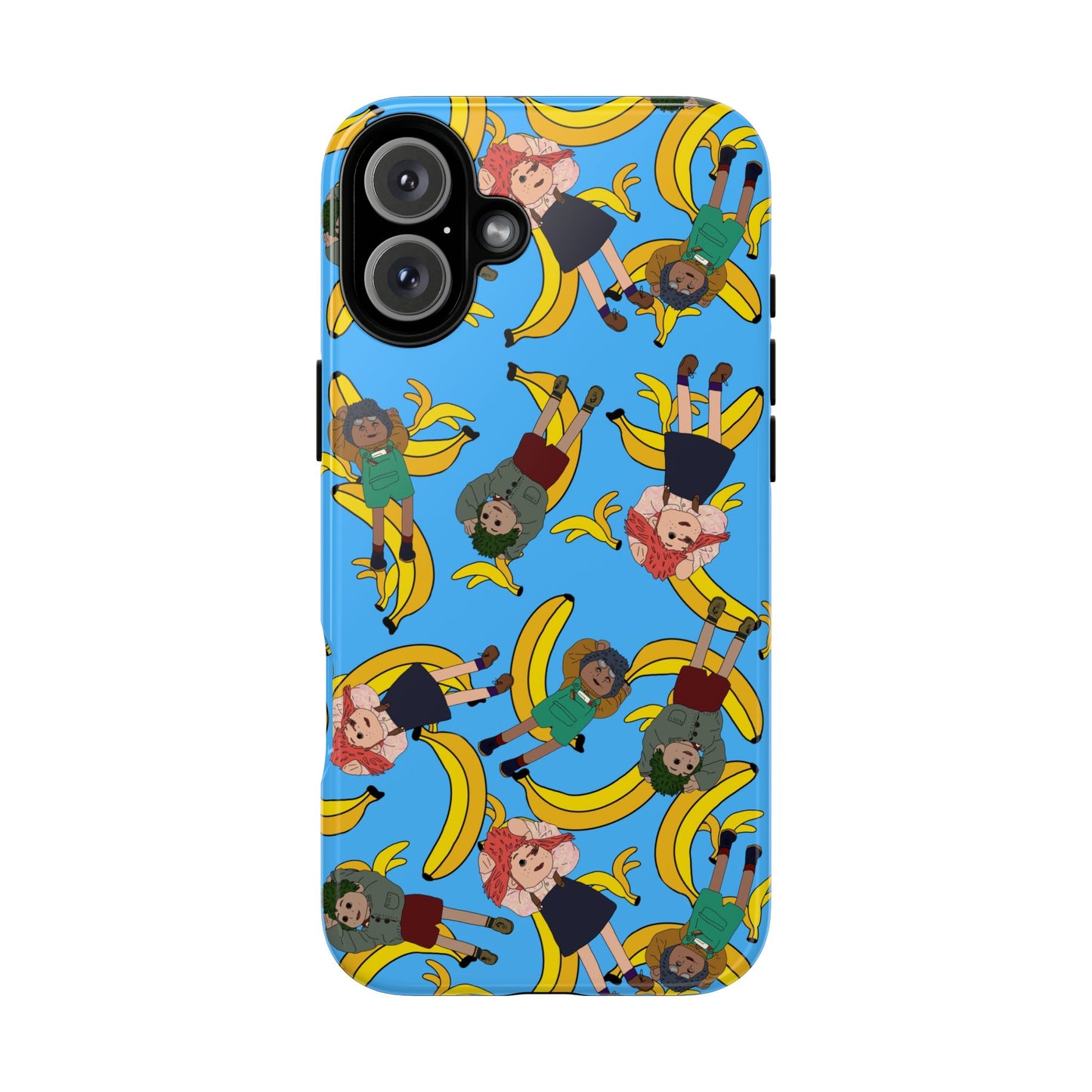 Banana Tots Pattern Phone Case — Cute Cartoon Phone Cover