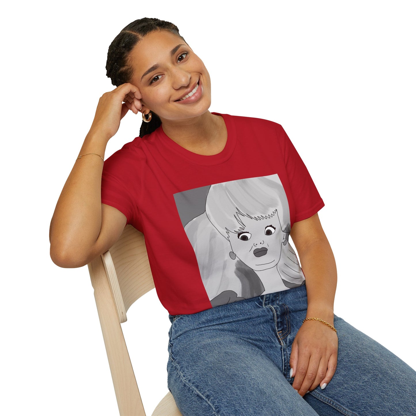 EWWW T-Shirt — Retro Pop Art Doll Portrait Graphic Tee