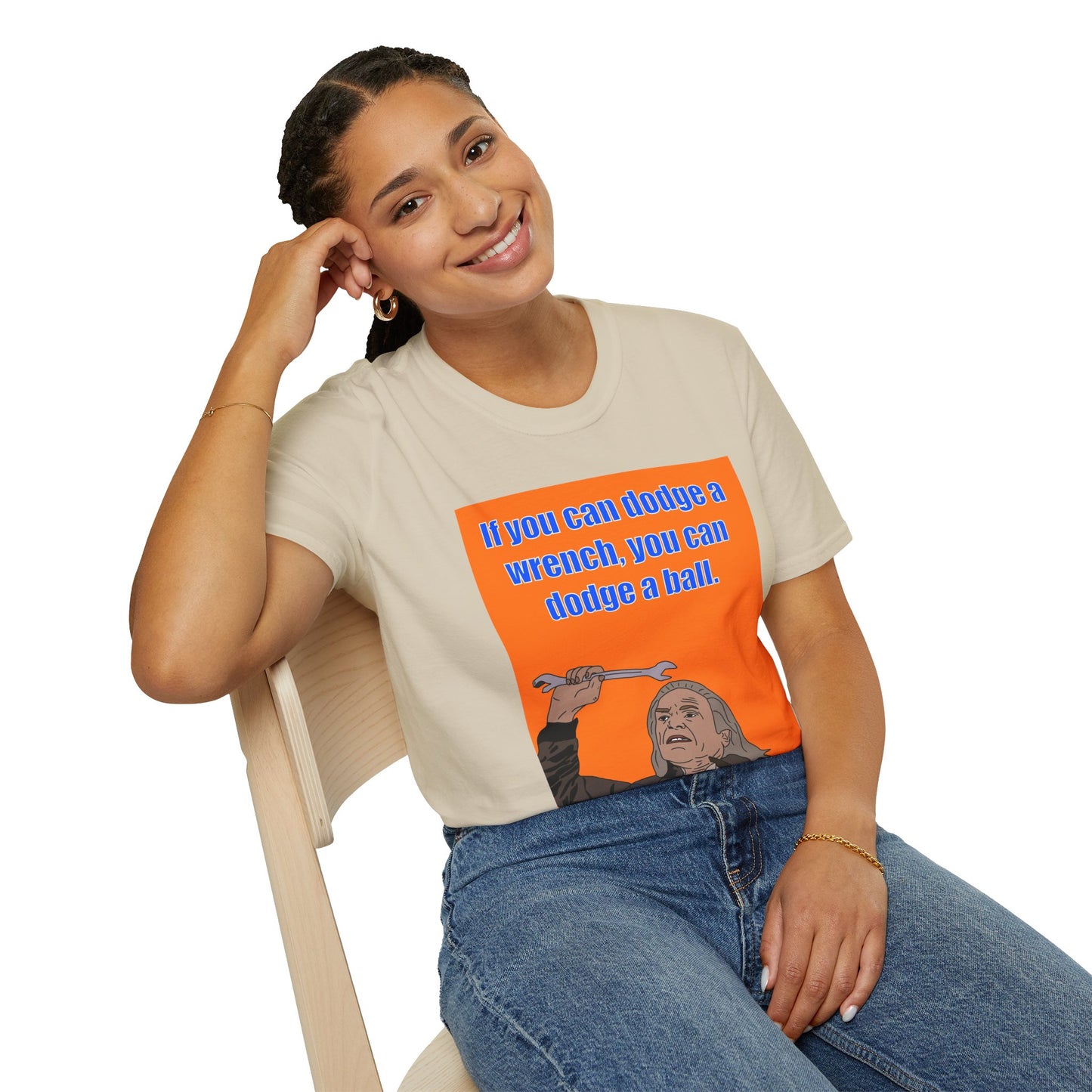 Dodgeball Dodge a Wrench T-Shirt — Funny Quote Tee