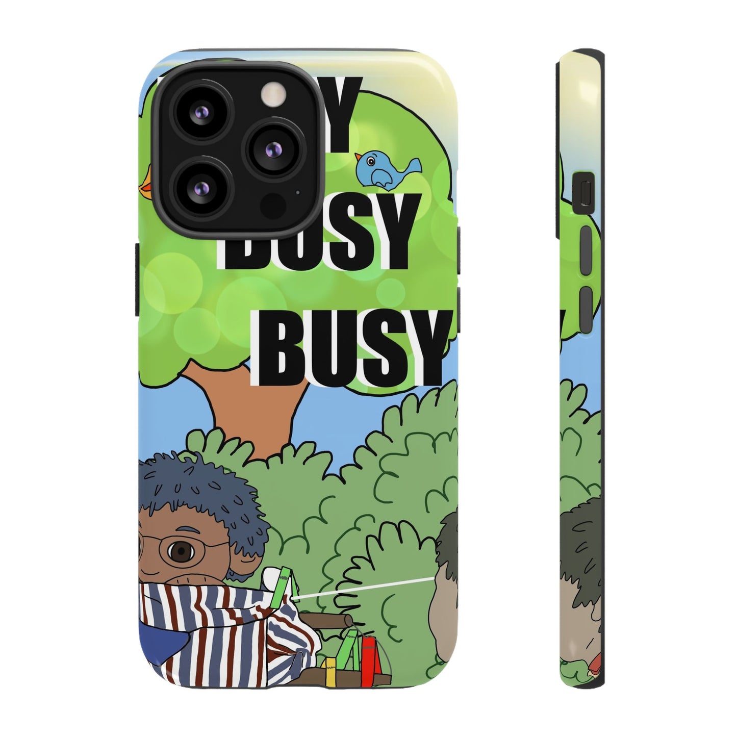 Phone Case — "Busy Busy Busy"