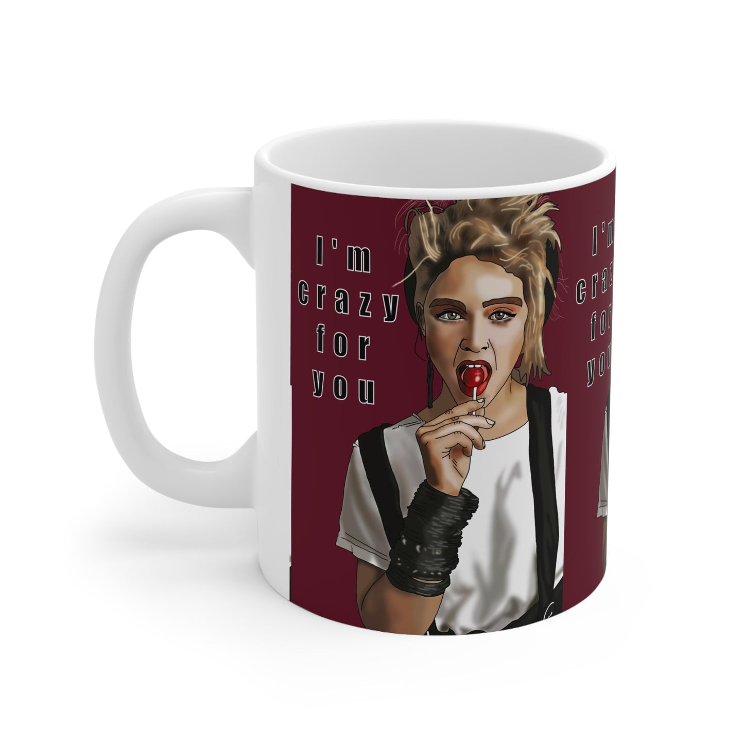 Madonna — "I’m Crazy for You" Coffee Cup