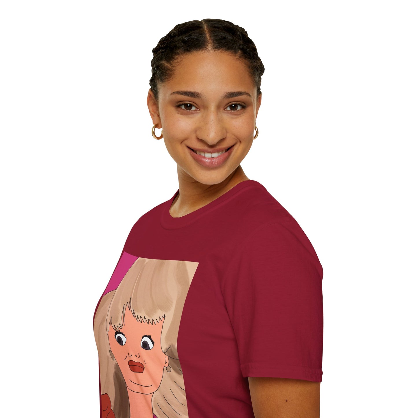 Ewww Retro Pop Art Doll Portrait T-Shirt