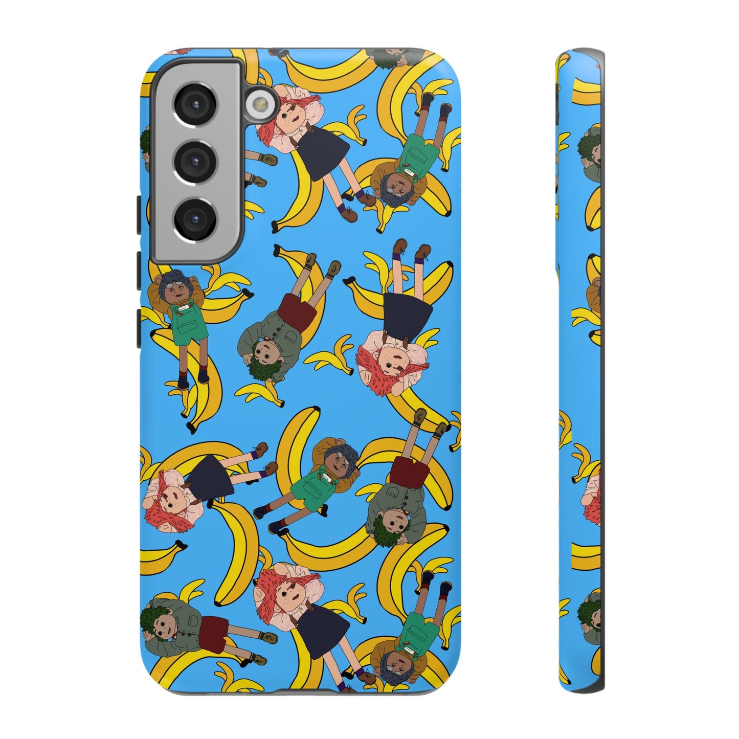Banana Tots Pattern Phone Case — Cute Cartoon Phone Cover